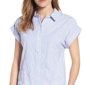Vineyard Vines Blue and White Stripe Dolman shirt